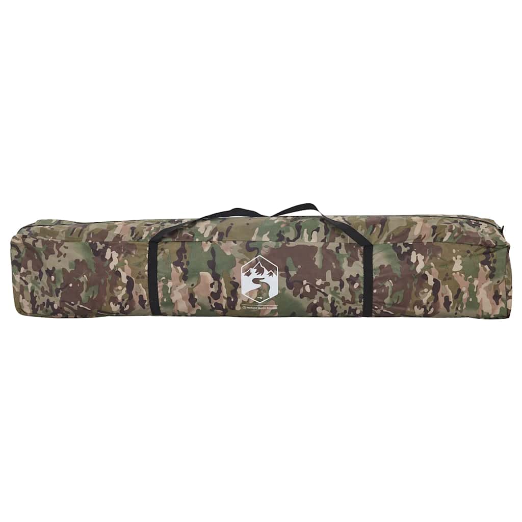 Camouflage draagtas voor de vidaXL Vistent tent, met stevige handvatten.