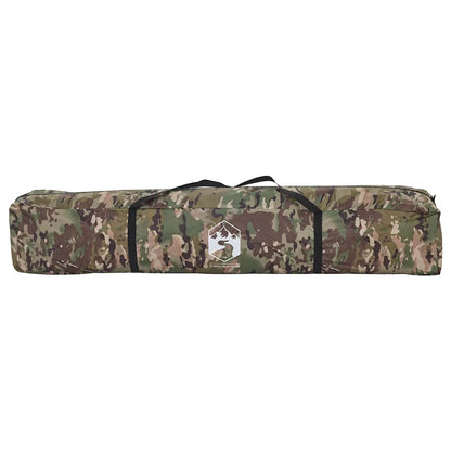 Camouflage draagtas voor de vidaXL Vistent tent, met stevige handvatten.
