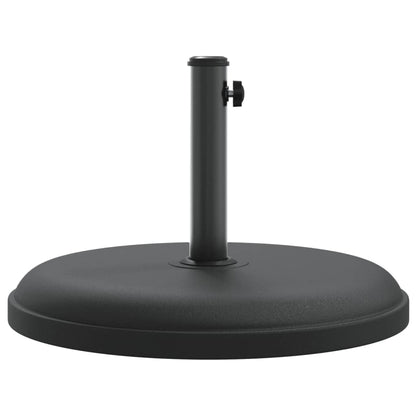 Detail van de vidaXL parasolvoet met aandraaiknop en stevige, ronde basis.