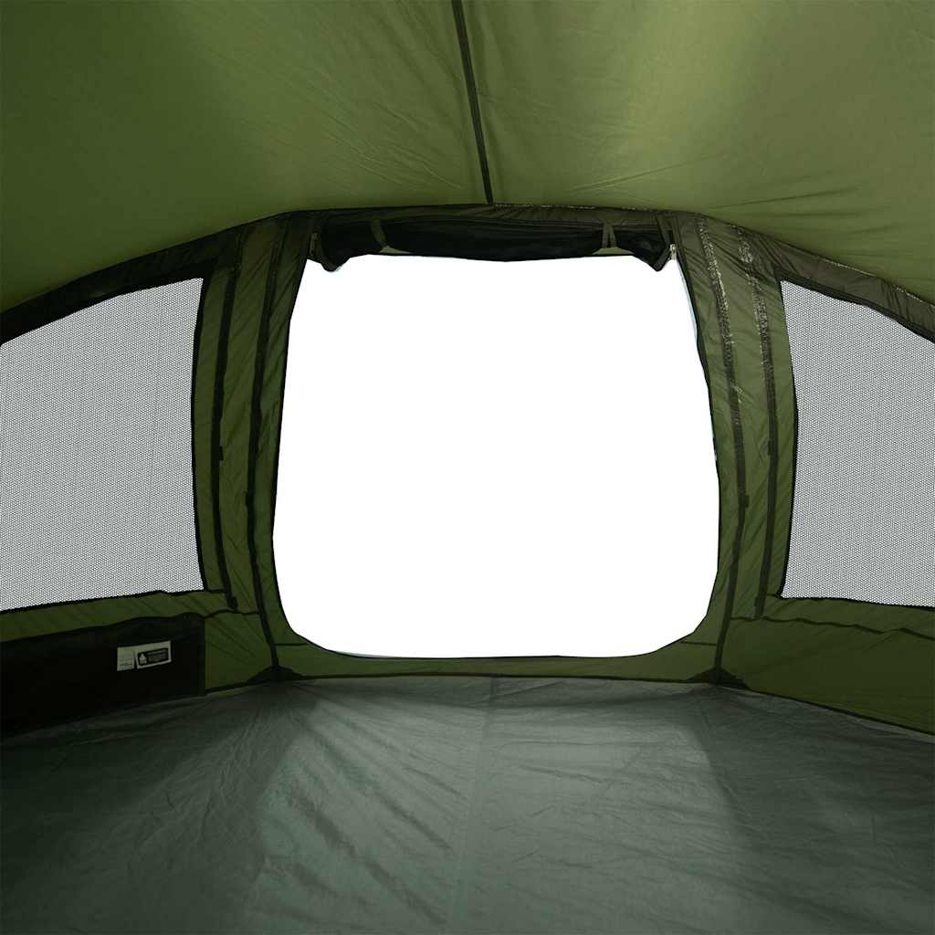Detail van het interieur van de vidaXL Vistent tent met grote, open ramen.