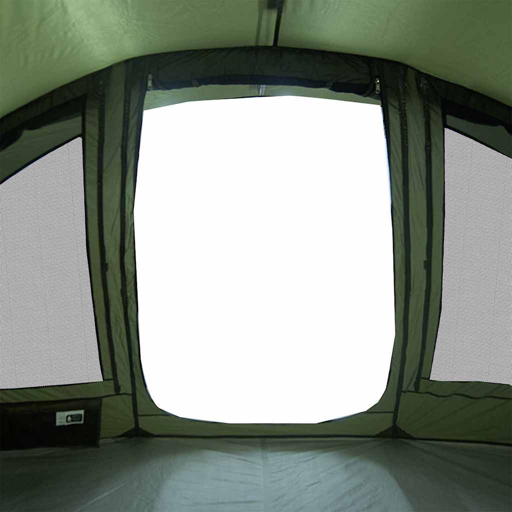 Zijaanzicht van de vidaXL Vistent tent met grote, open ramen voor ventilatie.