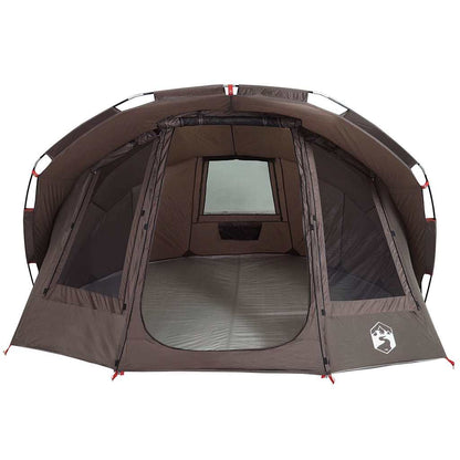 Zijaanzicht van de vidaXL Vistent tent, met ruime ingang en ventilatieraam.