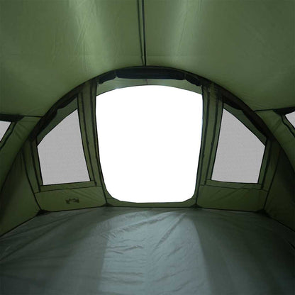 Detail van de binnenkant van de vidaXL 2-persoons tent met ventilatieroosters.