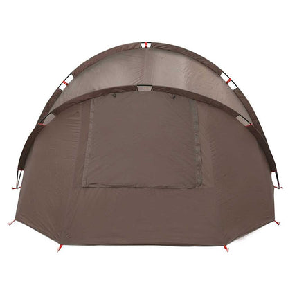 Bovenaanzicht van de vidaXL Vistent 2-persoons tent in waterdicht bruin.