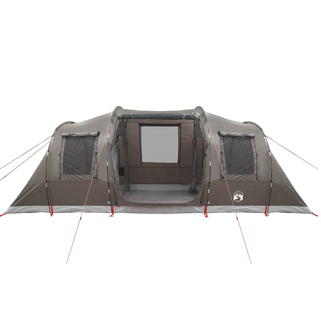 Detail van de vidaXL tunneltent met waterdichte zijwanden en ventilatieroosters.