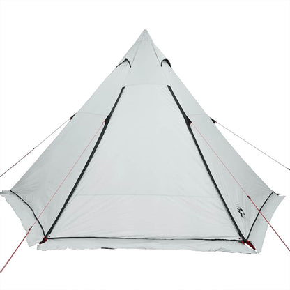 Tipitent vidaXL in wit met waterdichte stof, zijaanzicht van het tentdoek.