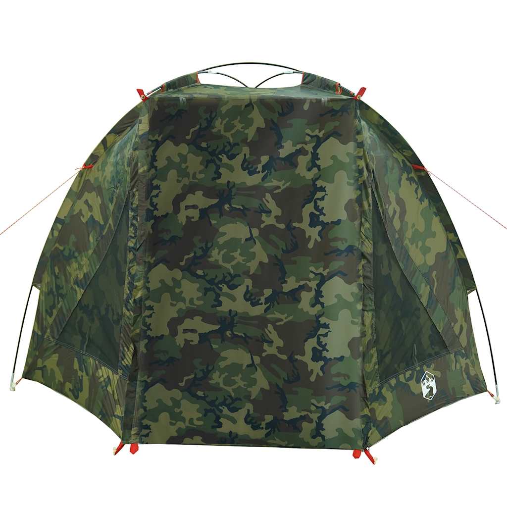 Detail van de camouflage buitenkant van het vidaXL waterdichte vistent.