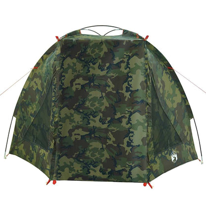 Detail van de camouflage buitenkant van het vidaXL waterdichte vistent.