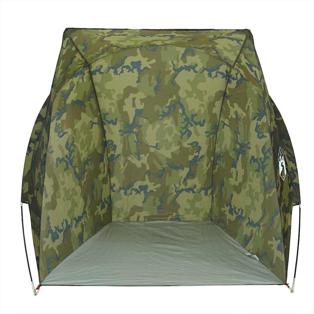 Detail van de vidaXL camouflage schuilplek met lichtgewicht constructie en waterdichte voering.