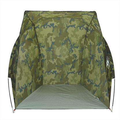 Detail van de vidaXL camouflage schuilplek met lichtgewicht constructie en waterdichte voering.