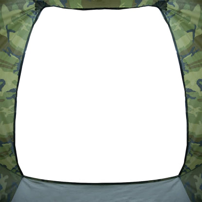 Detail van de waterdichte camouflage schuilplek van vidaXL, met open ingang.