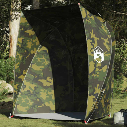 vidaXL Vistent camouflage schuilplek voor vissers, volledig waterdicht en windbestendig.