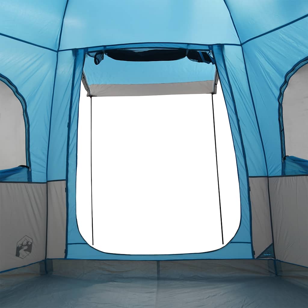 Detail van de binnenkant van de vidaXL autotent met een groot raam en ventilatieopening.