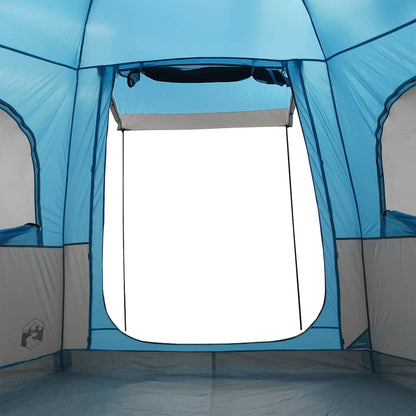 Detail van de binnenkant van de vidaXL autotent met een groot raam en ventilatieopening.