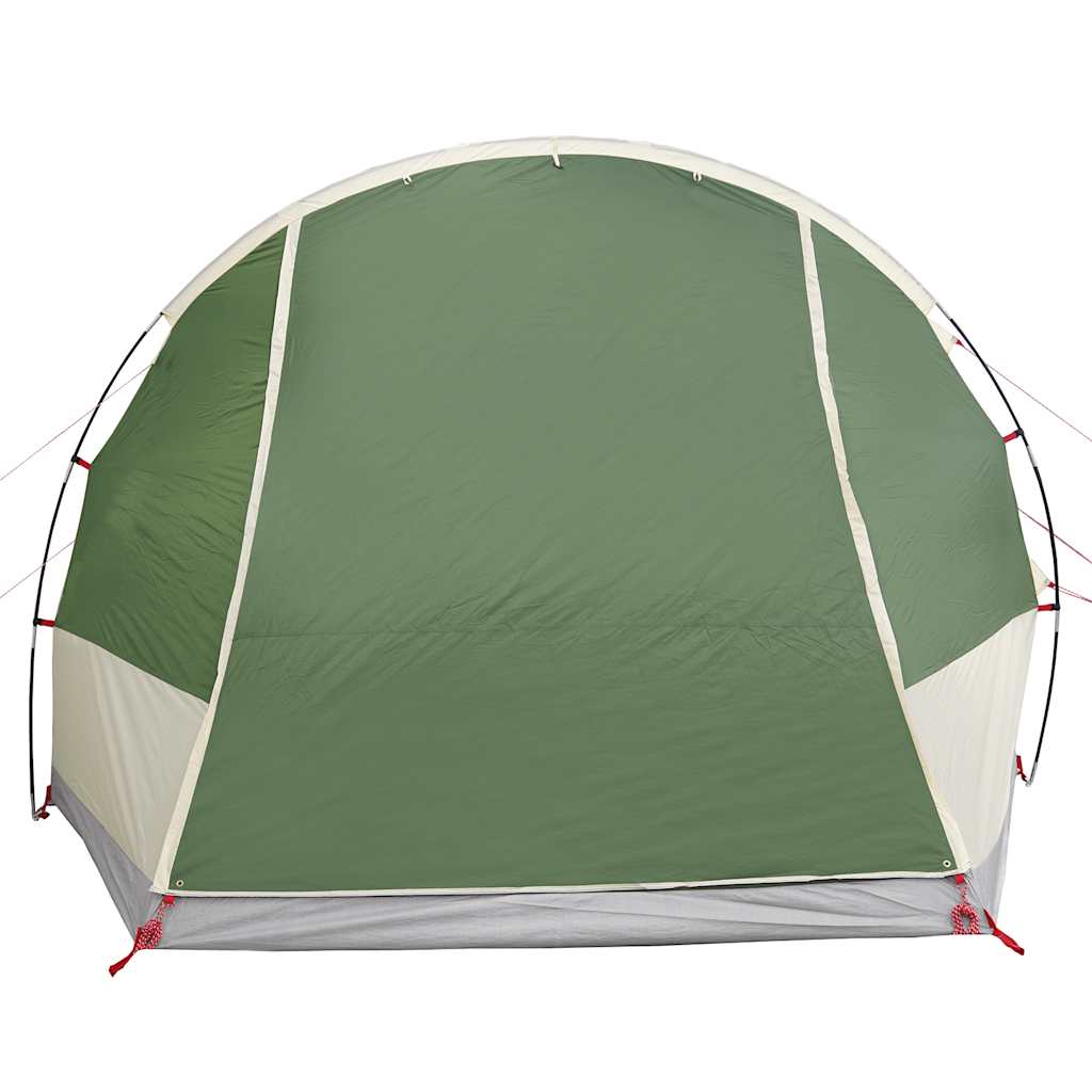 Detail van de groene vidaXL 2-persoons autotent met waterdicht ontwerp.