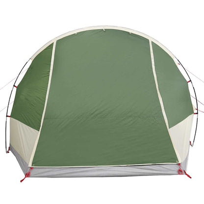 Detail van de groene vidaXL 2-persoons autotent met waterdicht ontwerp.