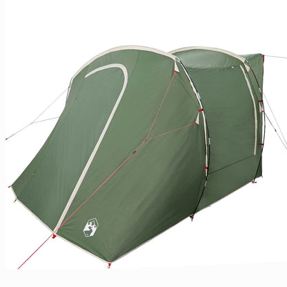 Detail van de vidaXL autotent in groen, met waterdichte en windbestendige eigenschappen.