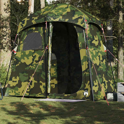 VidaXL douchetent 2-persoons in camouflage, waterdicht en ruim voor privacy.