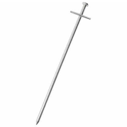 Detail van de vidaXL Tentharing met puntig uiteinde en T-stangetje voor extra grip.