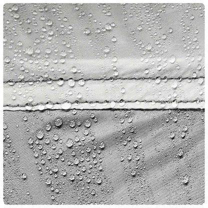 Detail van de waterdichte stof van de vidaXL partytent met druppels.