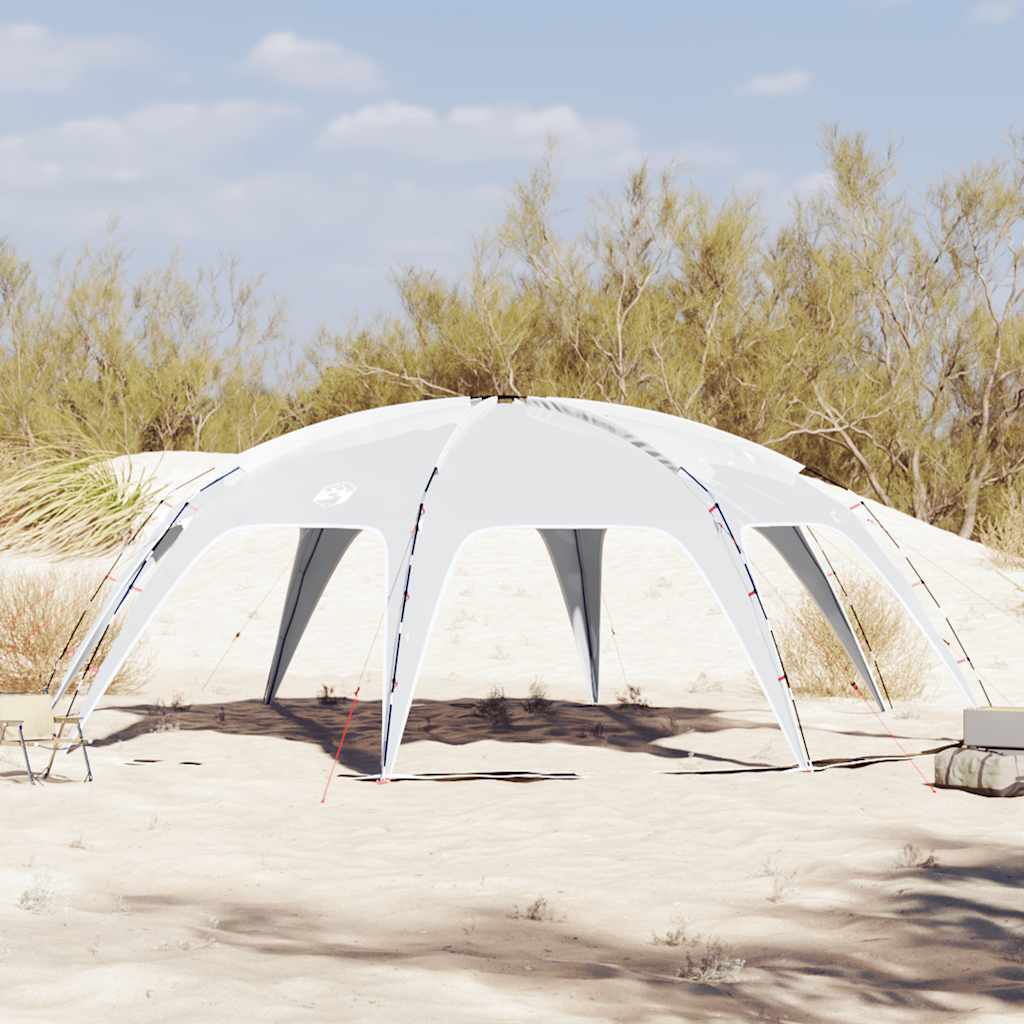 VidaXL waterdichte grijze partytent met een ruime, open opzet voor buitenfeesten.
