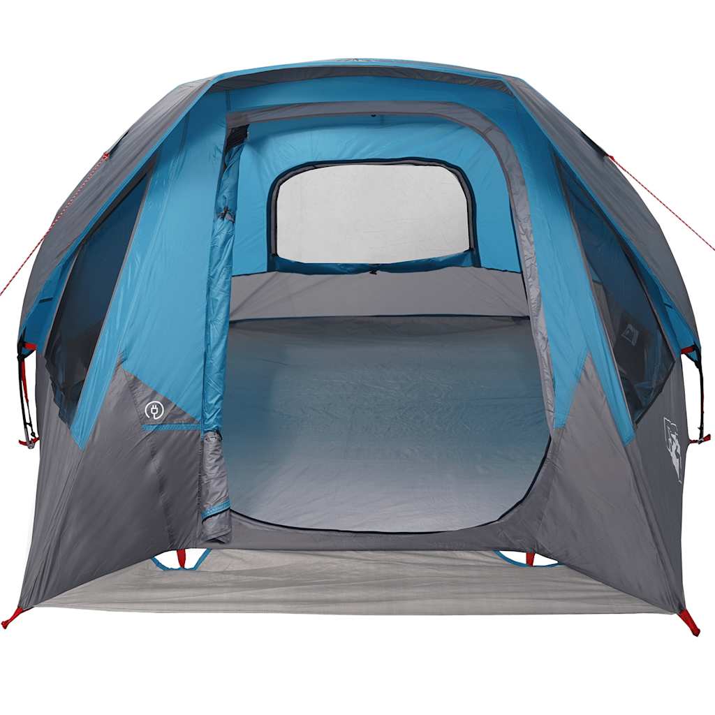 Detail van de binnenkant van de vidaXL 4-persoons tent met gaaswanden en ruime indeling.