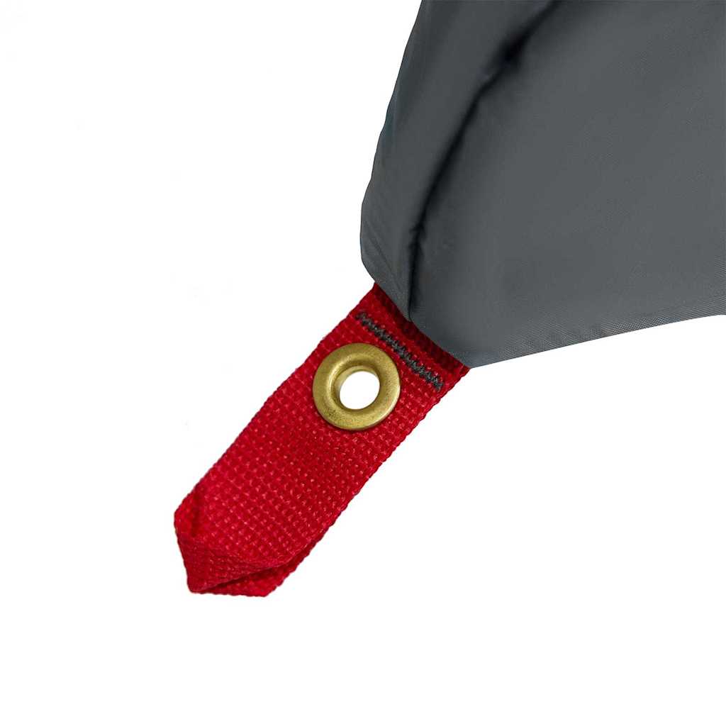 Detail van de bevestigingslus van de vidaXL binnentent met dak in blauw.
