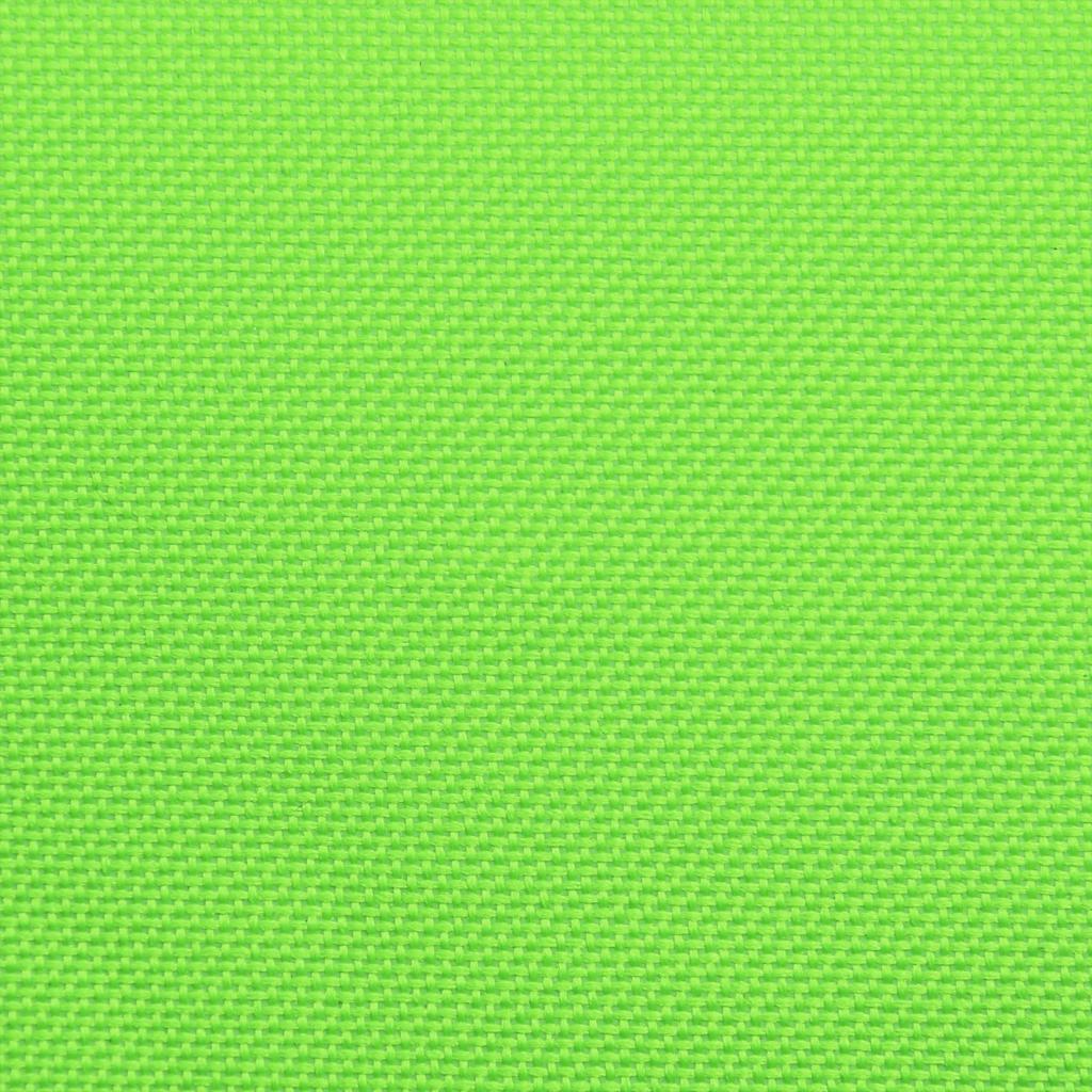 Detail van de groene, waterafstotende stof van het vidaXL opvouwbare camping bed.