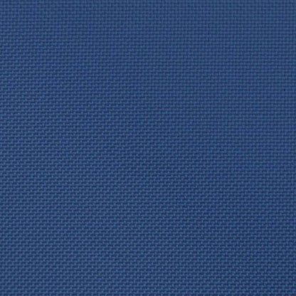 Detail van de blauwe, duurzame stof van het vidaXL opvouwbare campingbed.