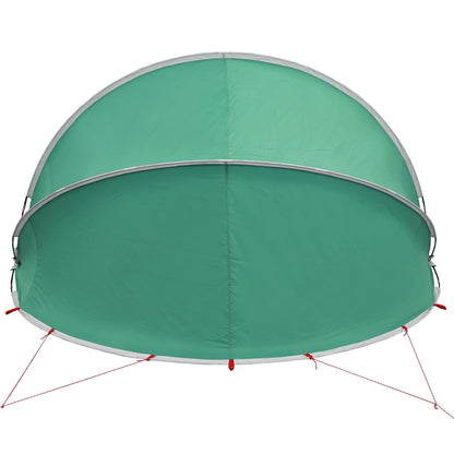 Detail van de vidaXL Pooldome in blauw, met een gladde, waterdichte bovenkant.
