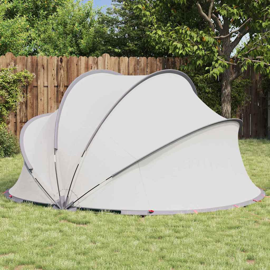 vidaXL Pooldome Grijs en Oranje 336 x 322 x 160 cm