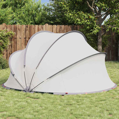 vidaXL Pooldome Grijs en Oranje 336 x 322 x 160 cm