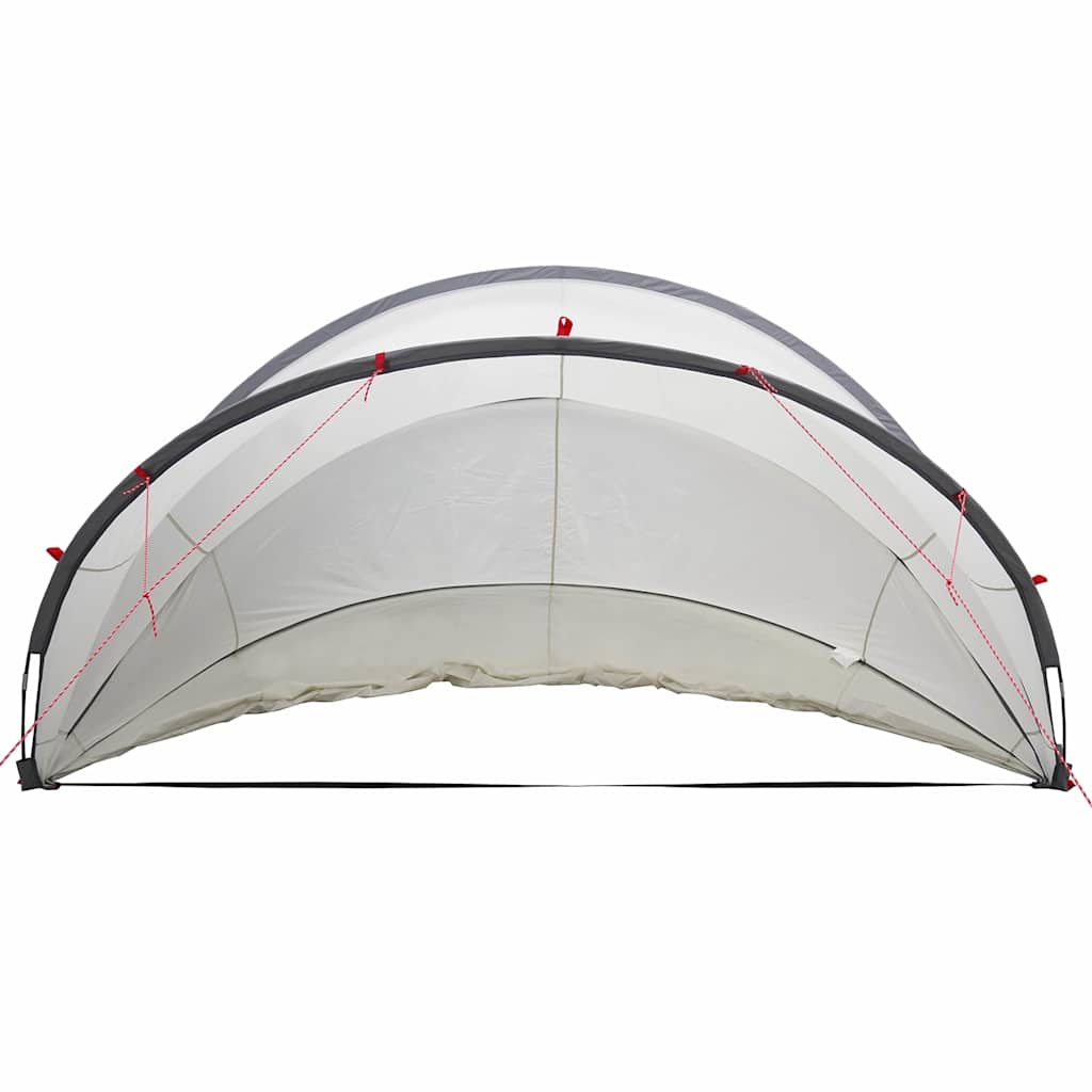vidaXL Pooldome Grijs en Oranje 336 x 322 x 160 cm