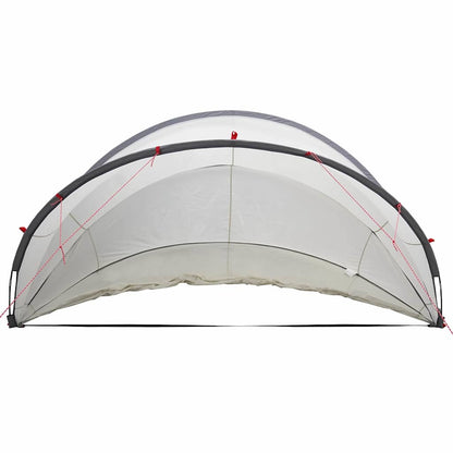 vidaXL Pooldome Grijs en Oranje 336 x 322 x 160 cm