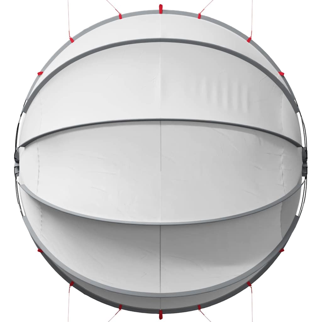 vidaXL Pooldome Grijs en Oranje 336 x 322 x 160 cm