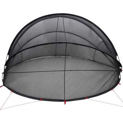 vidaXL Pooldome Zwart 336 x 322 x 160 cm 185T polyester met PU-coating