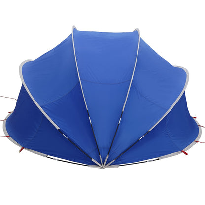 Detail van de vidaXL Pooldome in groen, met opgevouwen zijwanden en strakke lijnen.