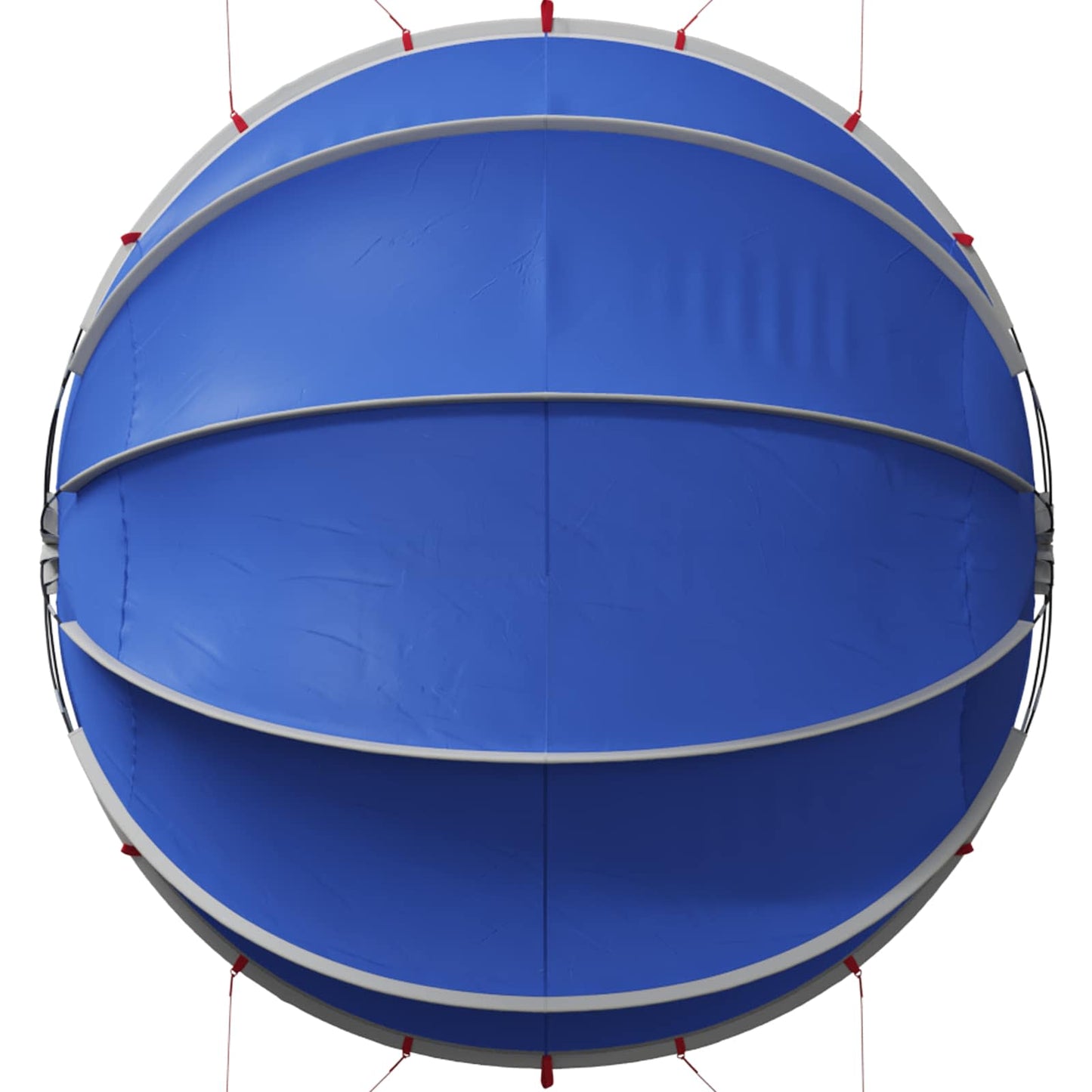 Detail van de groene vidaXL Pooldome met een gladde, waterdichte buitenkant.
