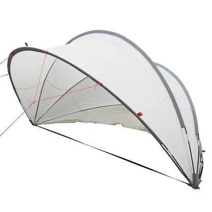 vidaXL Pooldome Grijs en Oranje 405 x 405 x 192 cm