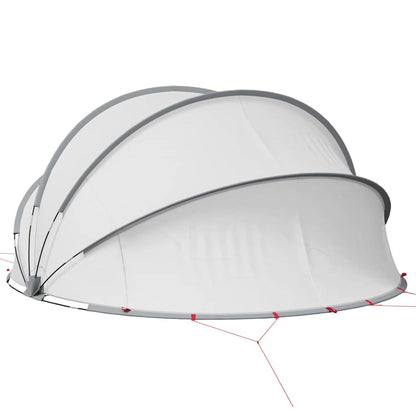 vidaXL Pooldome Grijs en Oranje 405 x 405 x 192 cm