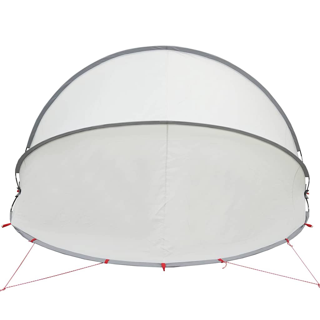 vidaXL Pooldome Grijs en Oranje 405 x 405 x 192 cm