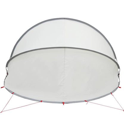 vidaXL Pooldome Grijs en Oranje 405 x 405 x 192 cm