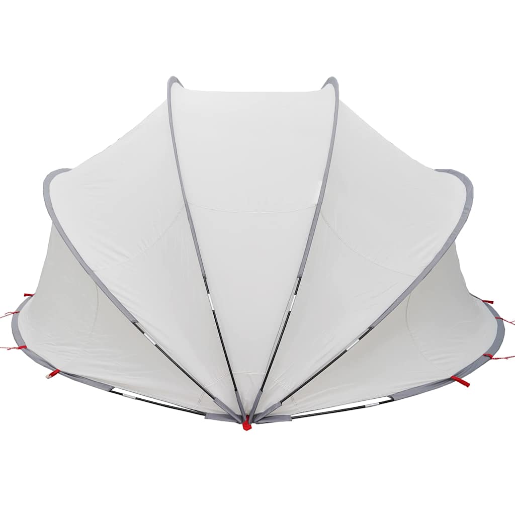 vidaXL Pooldome Grijs en Oranje 405 x 405 x 192 cm
