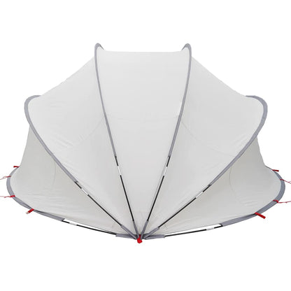 vidaXL Pooldome Grijs en Oranje 405 x 405 x 192 cm