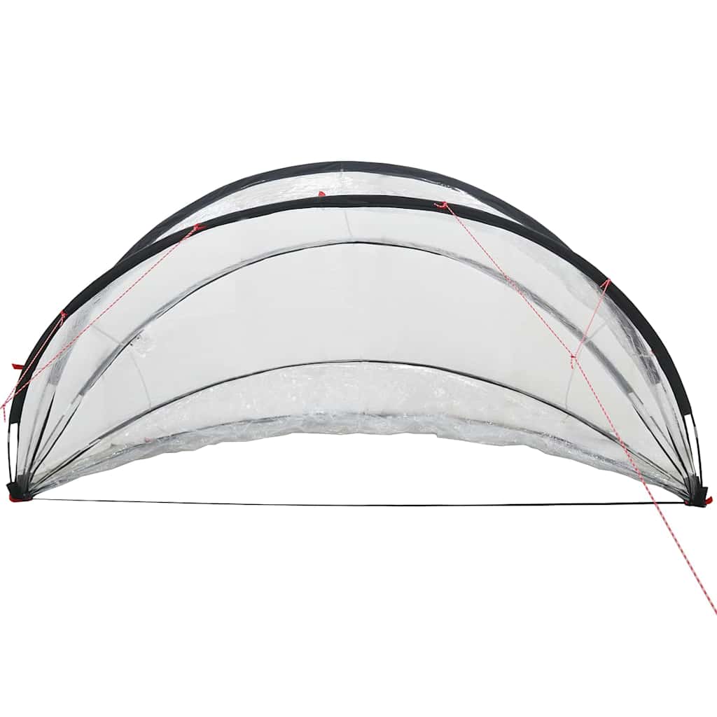 vidaXL Pooldome Doorzichtig 405 x 405 x 192 cm PVC