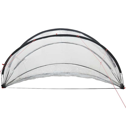 vidaXL Pooldome Doorzichtig 405 x 405 x 192 cm PVC