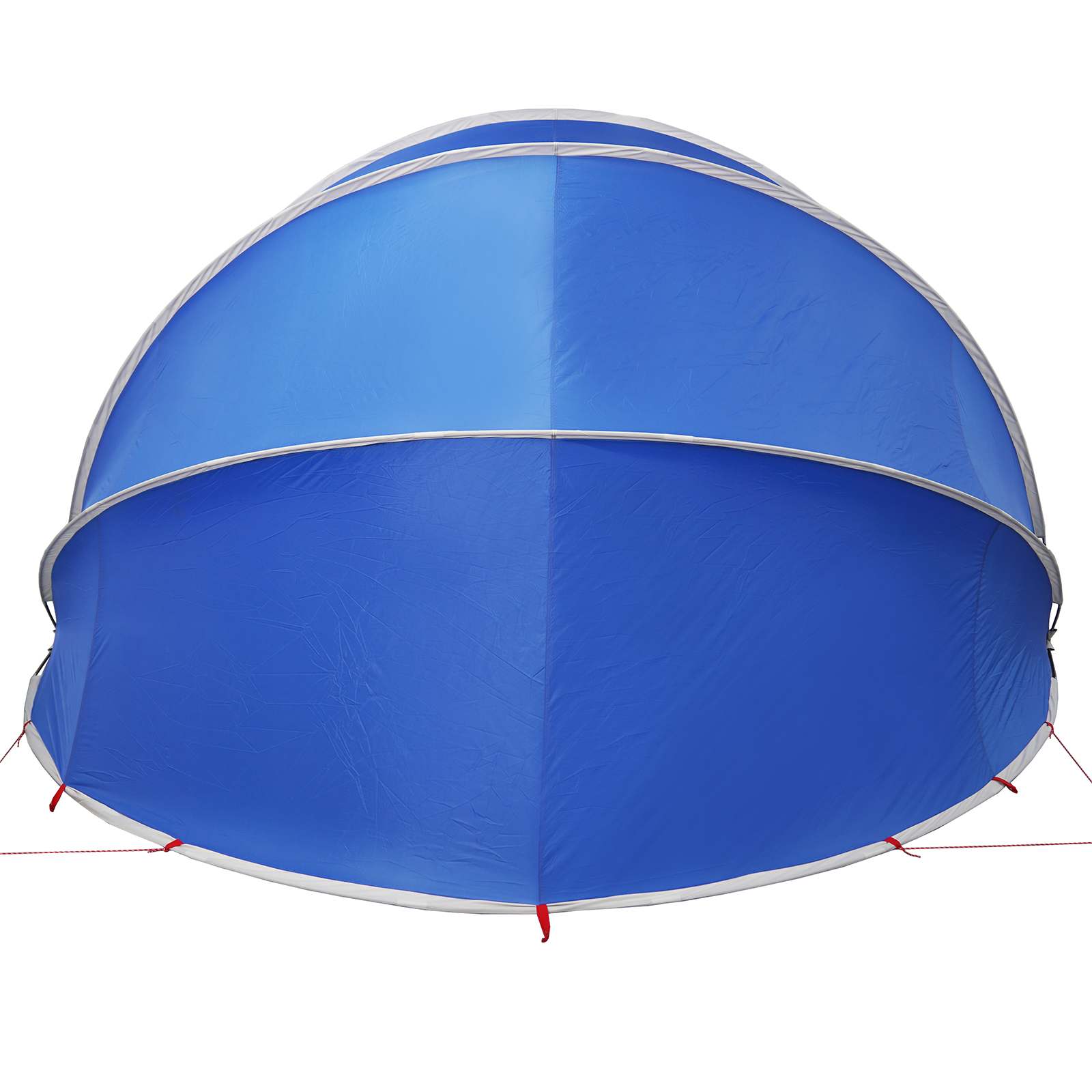 Detail van de vidaXL Pooldome in groen met een gladde PU-coating en stevige bevestigingen.
