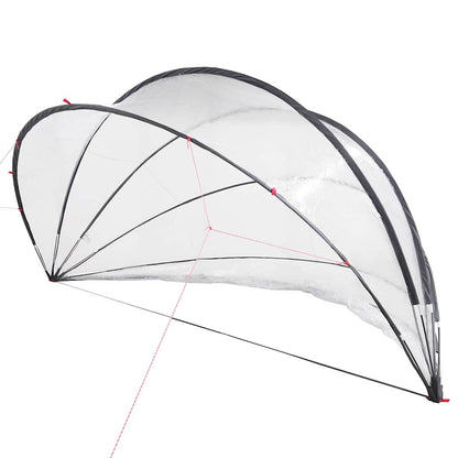 vidaXL Pooldome Doorzichtig 472 x 460 x 229 cm PVC