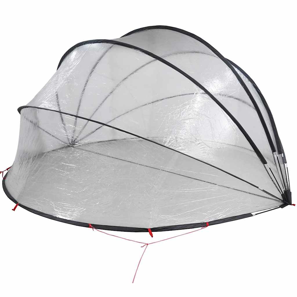 vidaXL Pooldome Doorzichtig 472 x 460 x 229 cm PVC