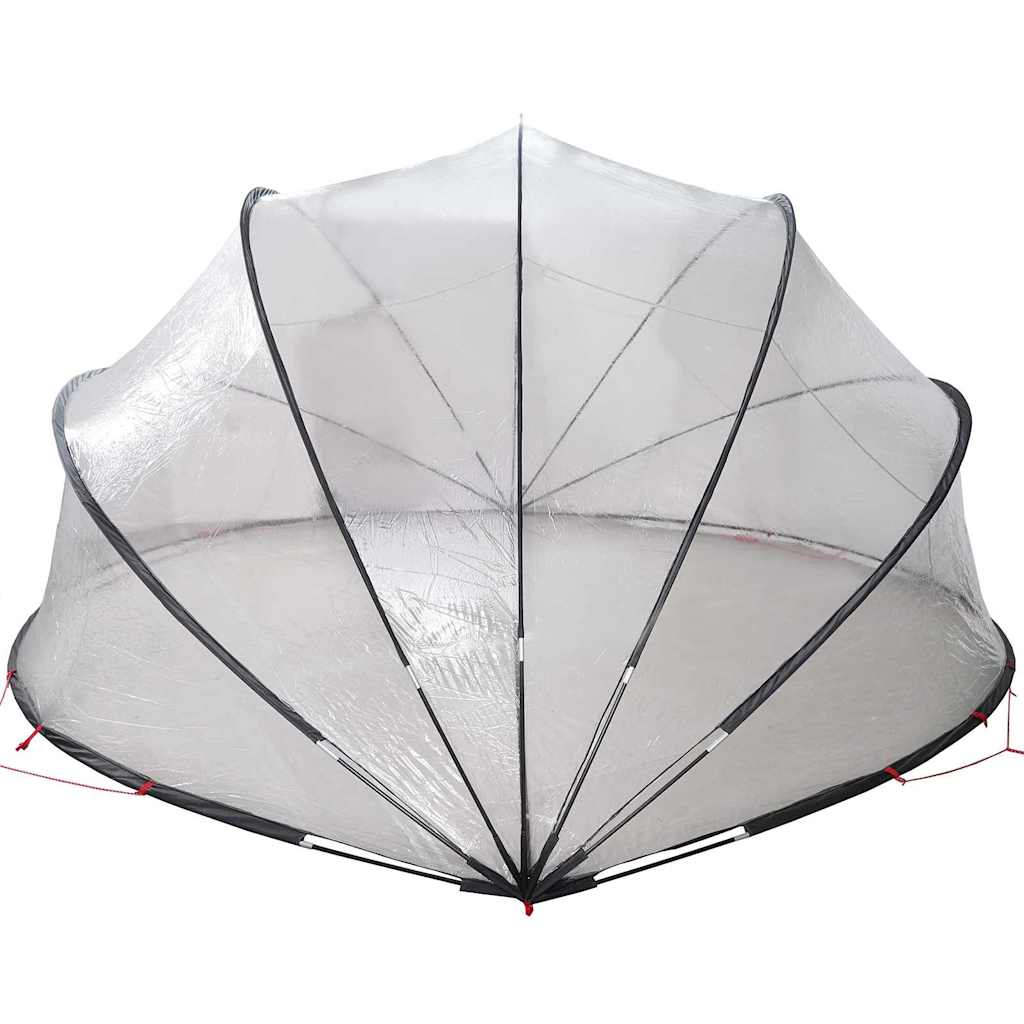 vidaXL Pooldome Doorzichtig 472 x 460 x 229 cm PVC